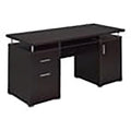 2-Drawer Contemporary Wood Computer Desk P841
