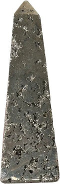 Hand Made Pyrite Stone Tower, Pyramid, Heart Shape, Ball & Egg W29584