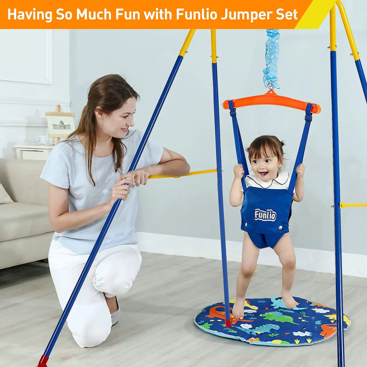 Exerciser Jumper Bouncer with Stand Y554531