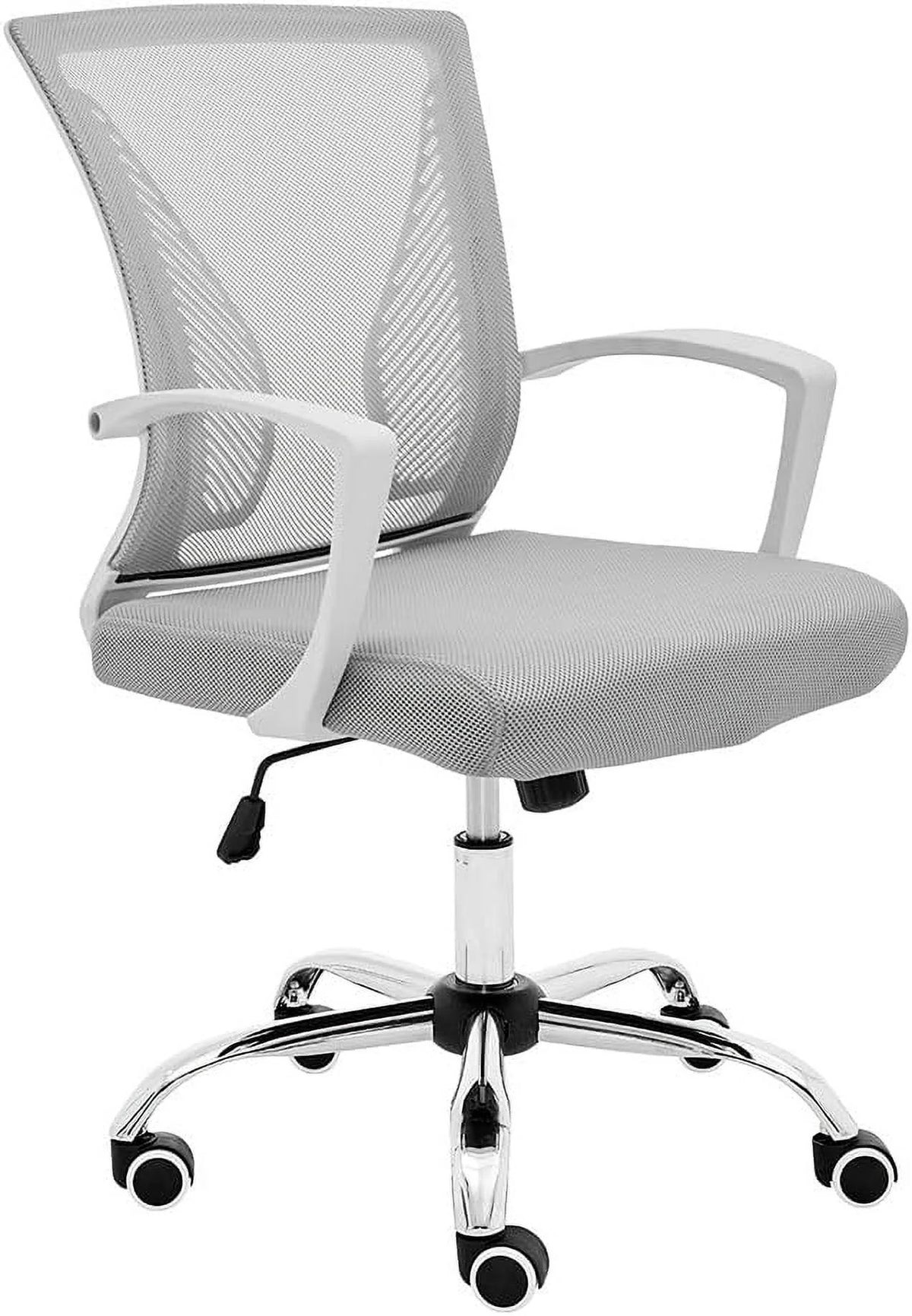 White Orange Mesh Back Desk Chair Z836230