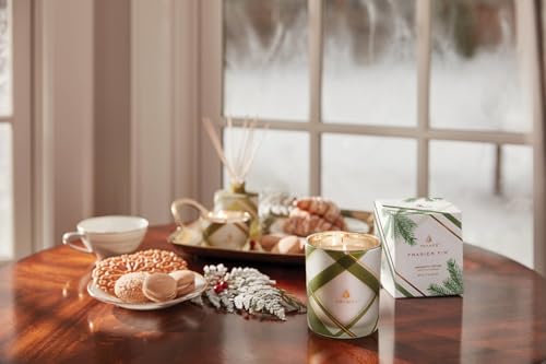Frosted Plaid Jar Candle (6.5 oz) D387