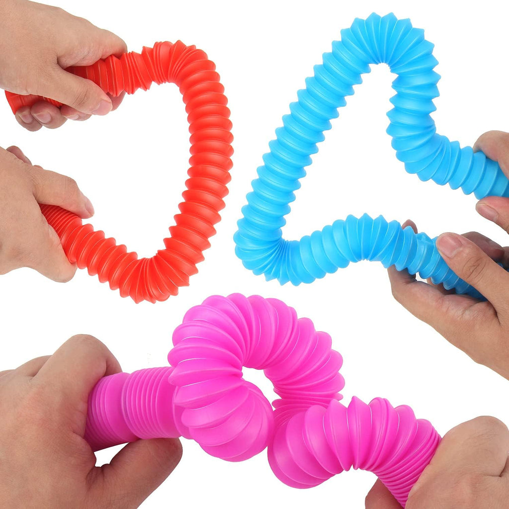 7 Pieces Pop Tubes Fidget Toys V5092