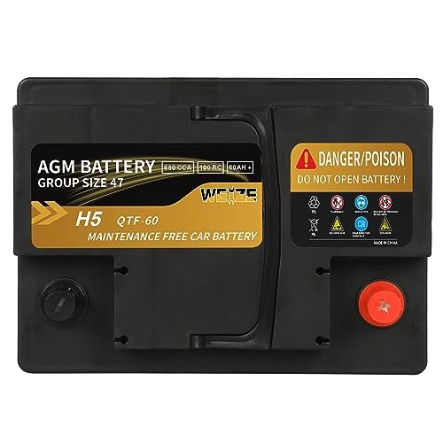 BCI Group 24F AGM Automotive Battery, 120RC, 710CCA L27682