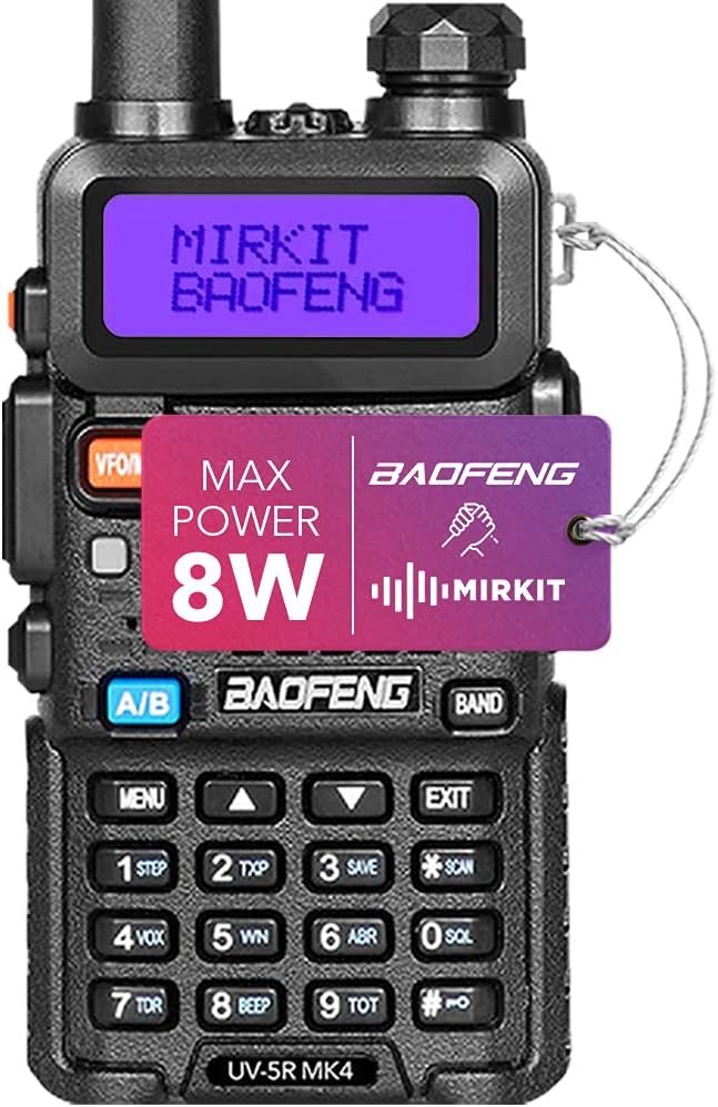 Handheld Ham Radio Starter Kit 8 Watt with 3800 mAh H51001