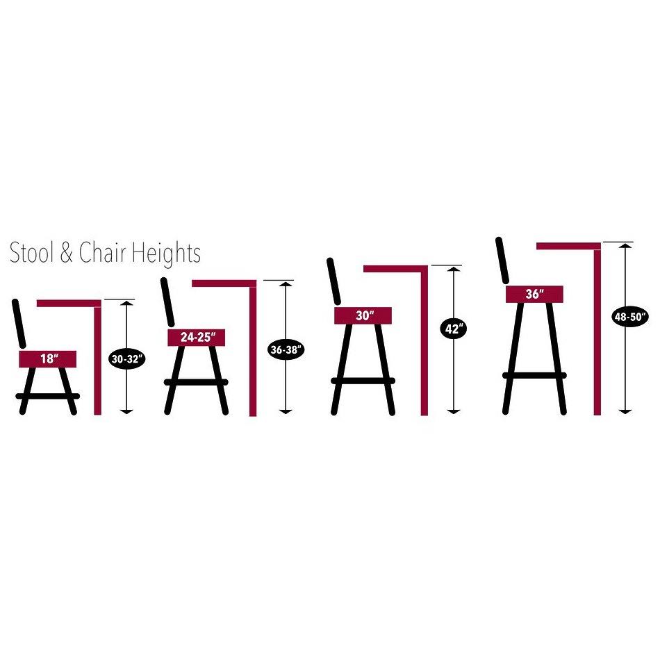Black Wrinkle Pub Table Bar Stool 42 inch D65311