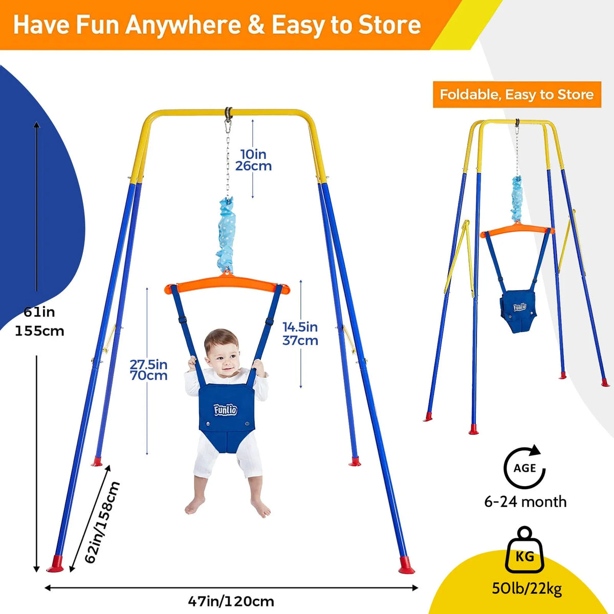 Exerciser Jumper Bouncer with Stand Y554531