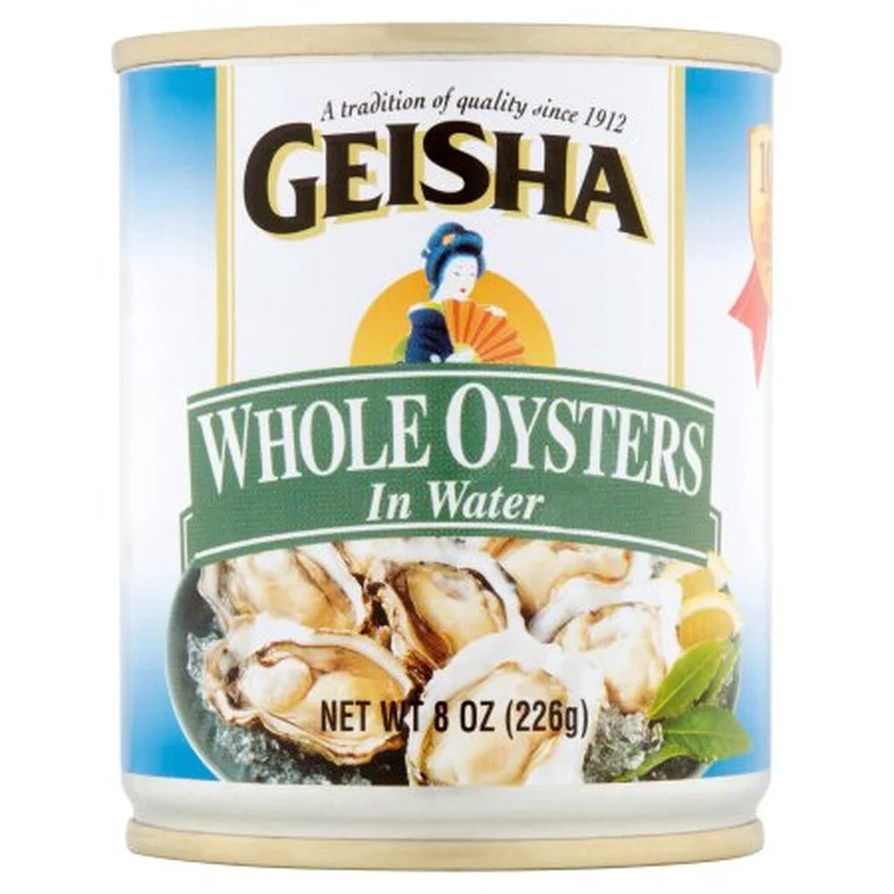 Whole Oysters in Water Pack of 14 A4862