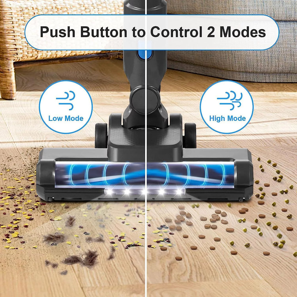 Cordless Stick Vacuum Cleaner with LED Headlights S856