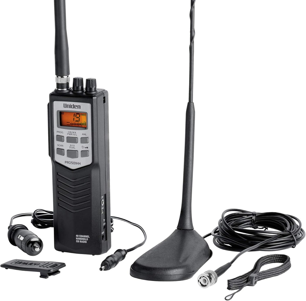 40 Channel Handheld CB Radio with Belt Clip And Strap R67777