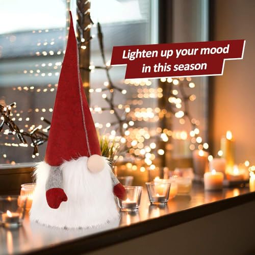 25 Inch Plush Gnome Christmas Tree Topper F951