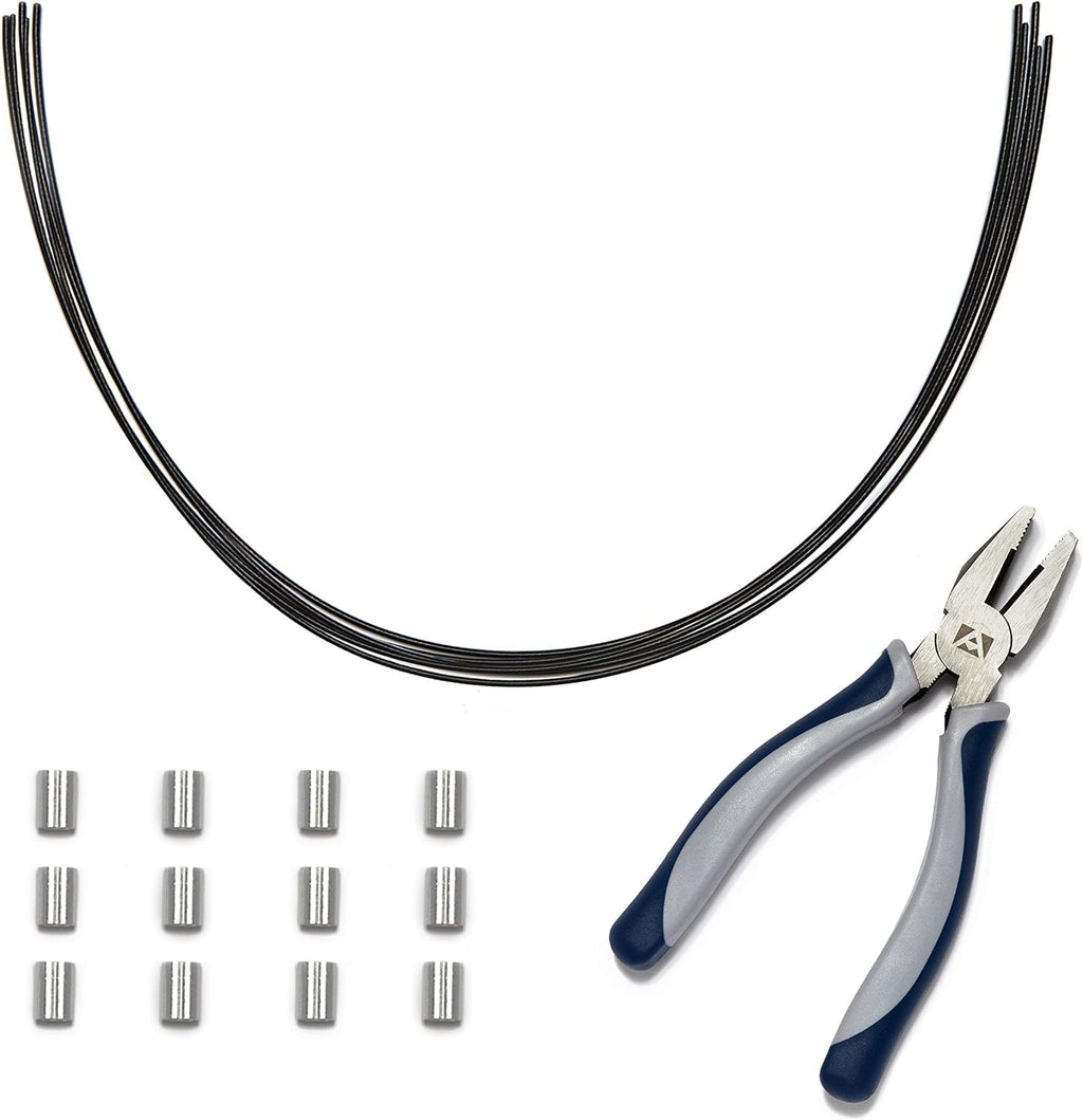 White 30 Pack Cable Tethers with Crimping Tool H799677