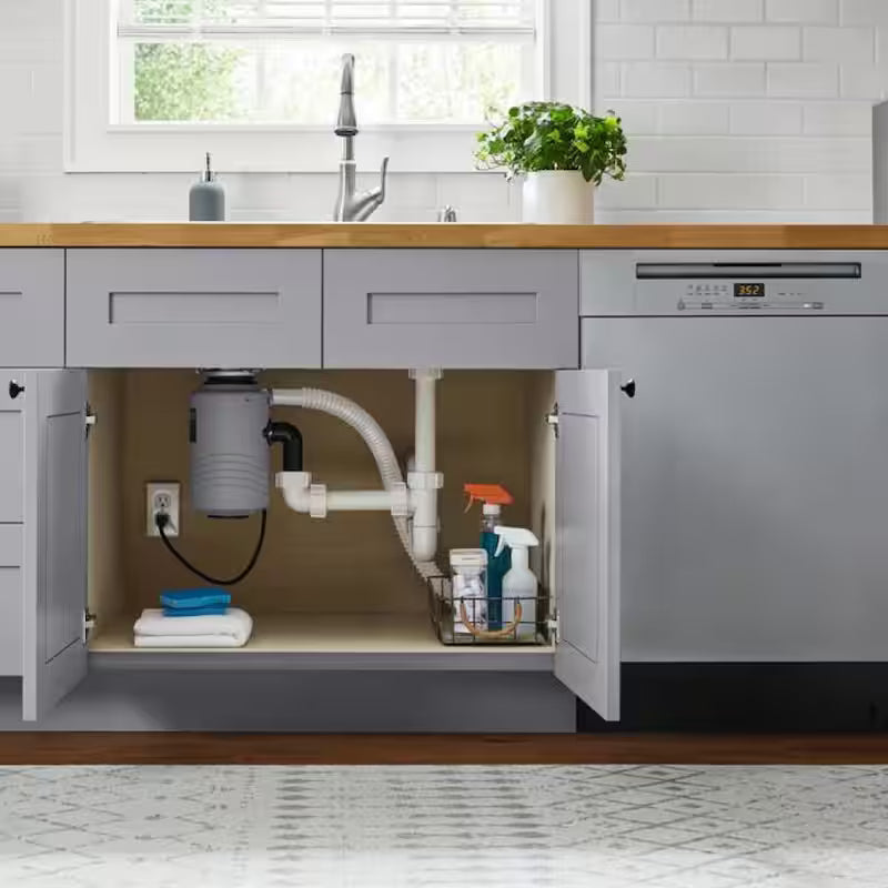1/3 hp Continuous Feed Garbage Disposal with Power Cord E86806