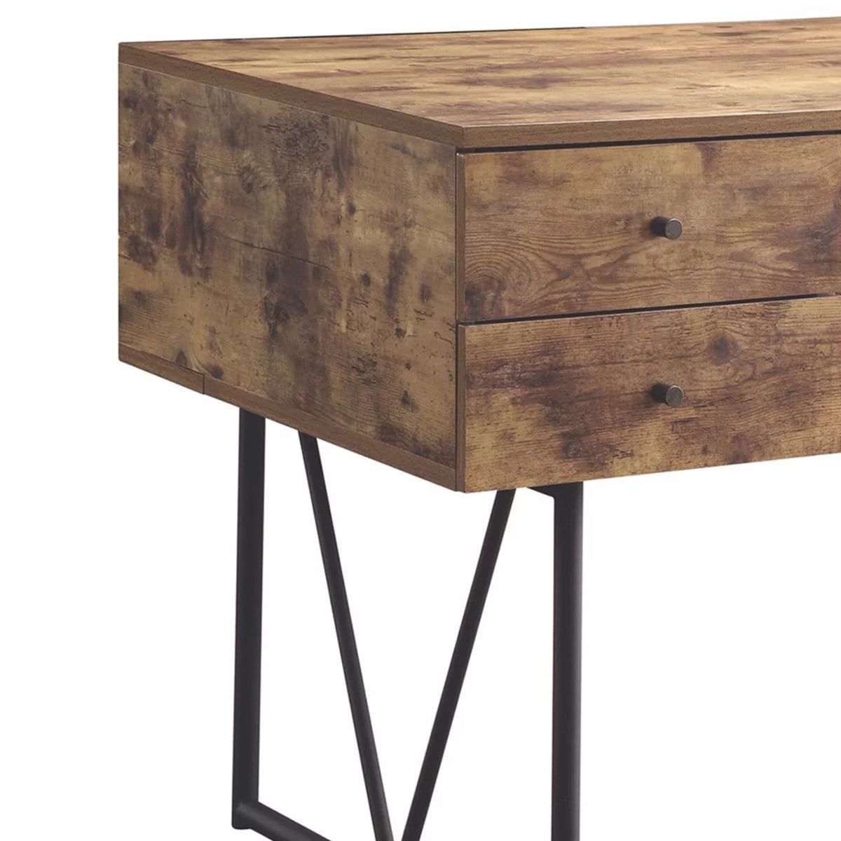 Antique Nutmeg 4-drawer Writing Desk H247368