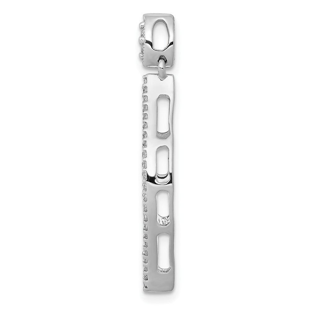 14k White Gold 1/4ct. Diamond Pendant A712
