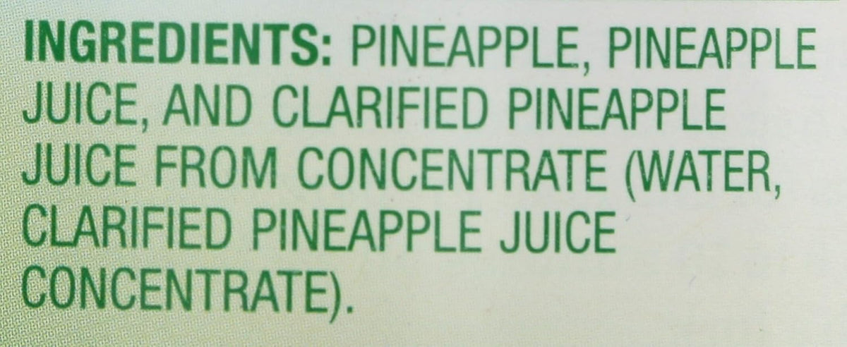 Pineapple Slices in 100% Pineapple Juice 20 oz (Pack of 12) S1705