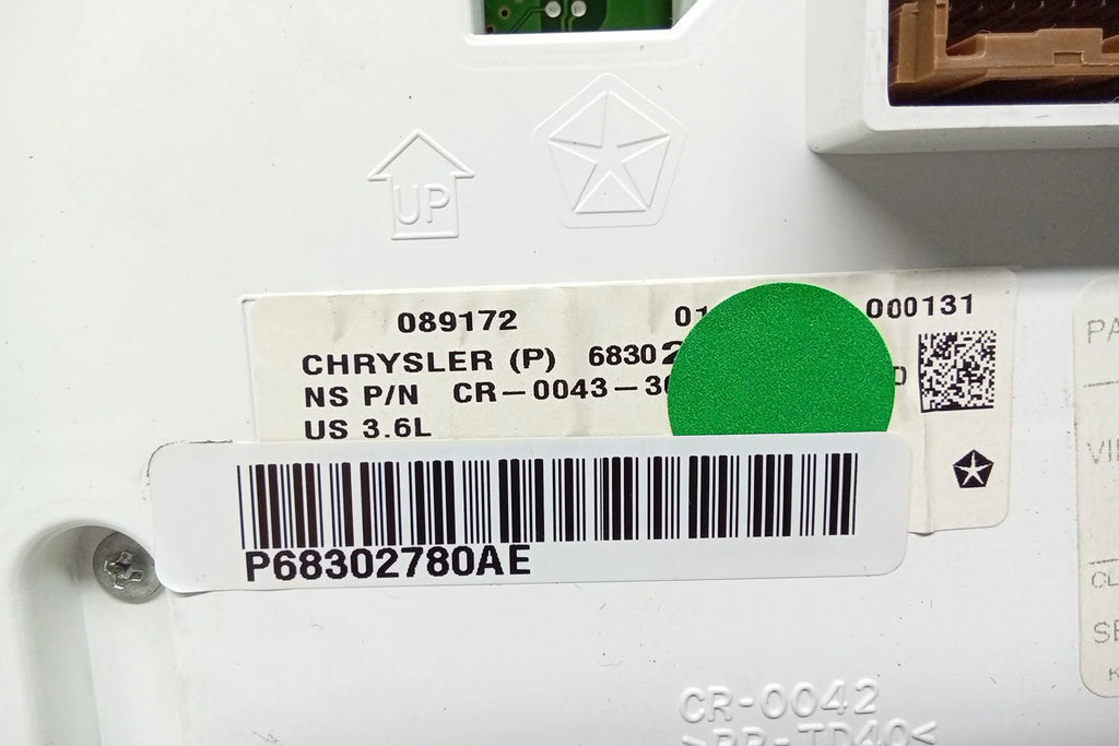 17 2017 Dodge Durango Speedometer 49K Miles OEM O2866