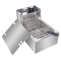 Stainless Steel Electric Double Tank Deep Fryer with Basket 6L K929265