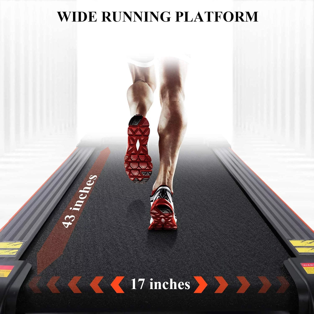 Electric Foldable Treadmill 2.5 HP 3 Levels Incline Y875533