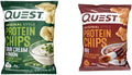 Protein Chips, Sour Cream & Onion, BBQ, 1.1 Ounce, Pack of 12 P730245