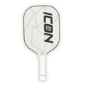 White Liteweight Carbon Fiber Pickleball Paddle, 7.7oz D2234