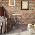 Brown Round Accent Table W96144