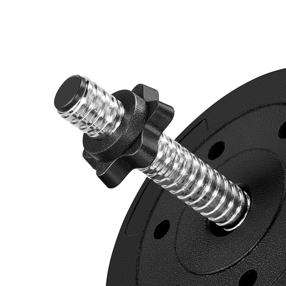 66 Lb. Adjustable Dumbbell Set Black A723