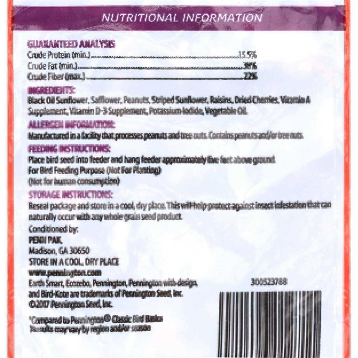 Songbird Blend Bird Seed S2009