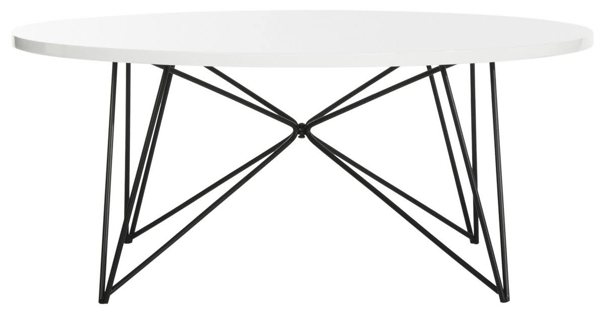 Lacquer White Coffee Table X69821