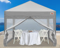 10x10 Pop Up Canopy Tent with Netting Walls H19419