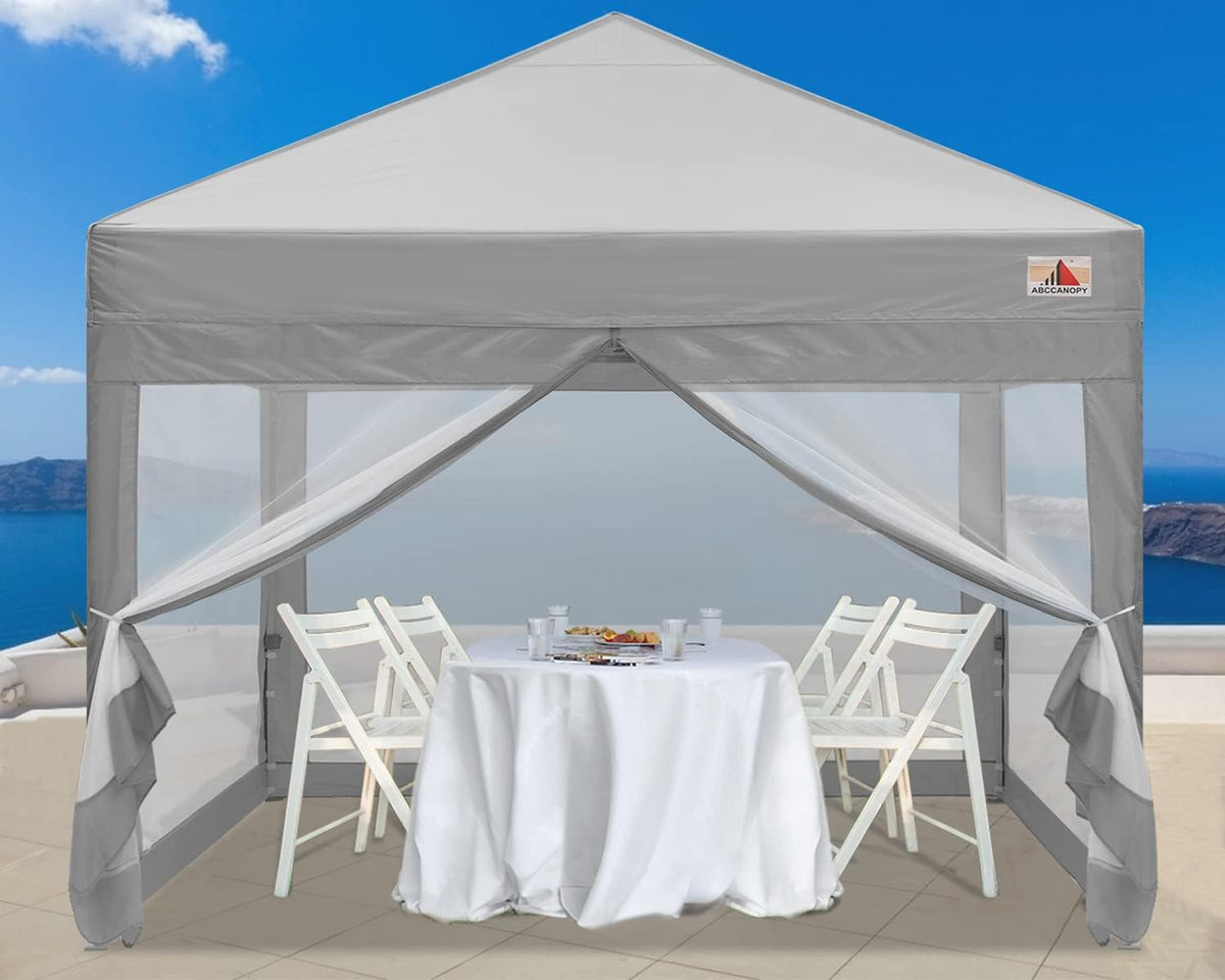 10x10 Pop Up Canopy Tent with Netting Walls H19419