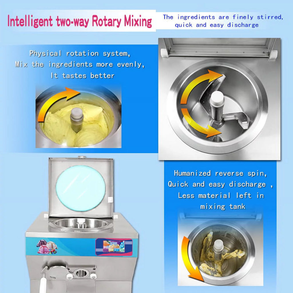 Commercial Fruit Hard Ice Cream Machine, Gelato Ice Cream Machine, Batch Freezer, Italian Ice Machine L135682