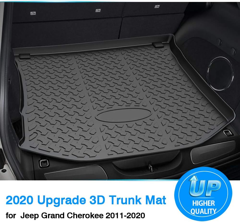 Cargo Liner Trunk Mat All Weather Rear Floor Mat Pack of 2 B672