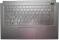 Laptop Replacement Keyboard with Bezel JP Japanese Silver D393854