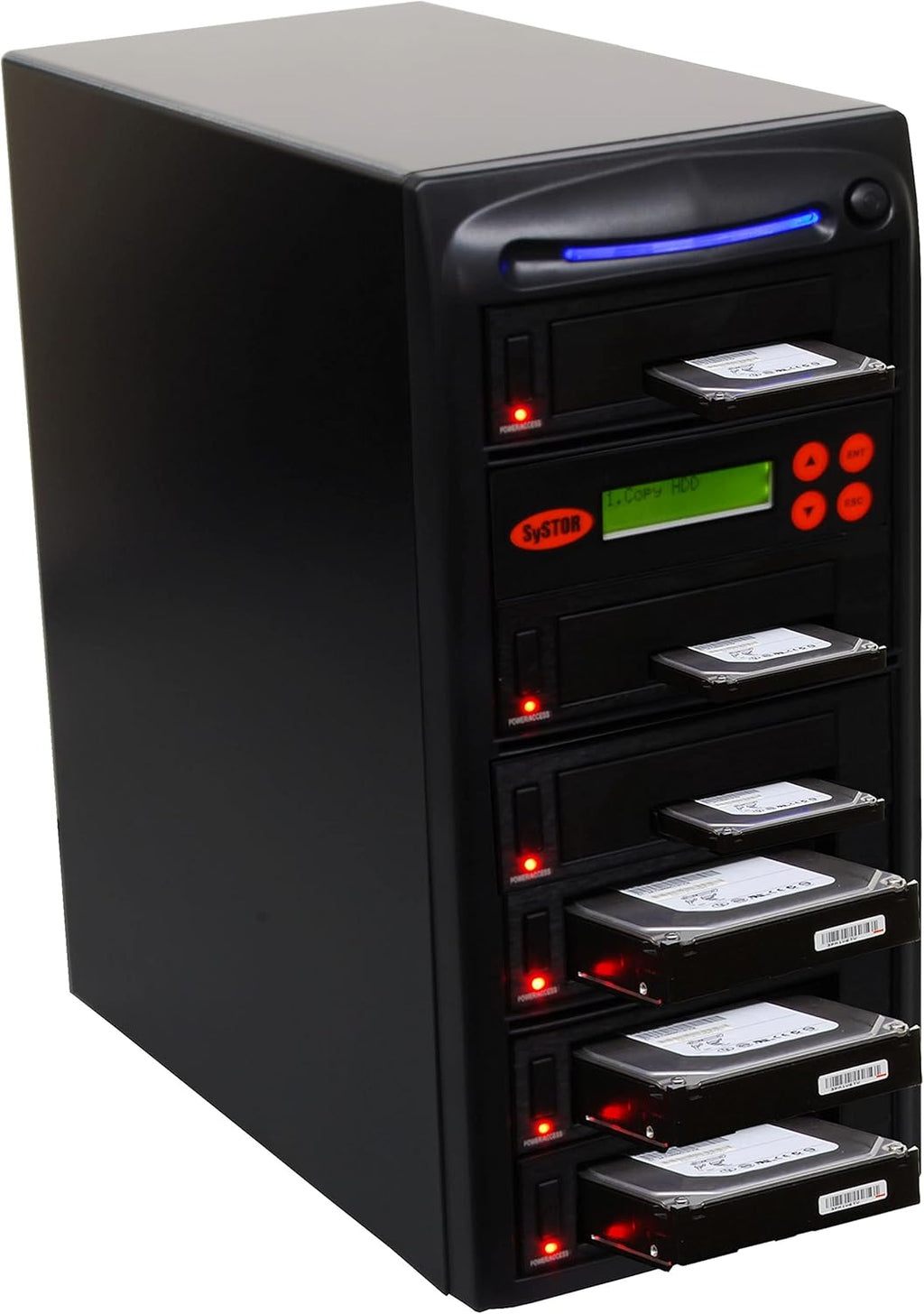 HDD/SSD Hard Drive Duplicator & Eraser for SATA 3.5 Disk & 2.5 Solid State Drives A751