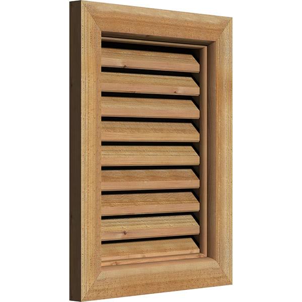 Unfinished Functional Rough Vertical Gable Vent P8737