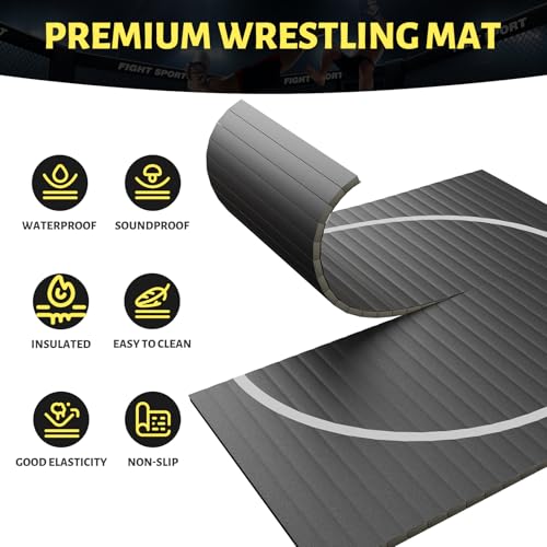 10' x 10' Wrestling Mat, Durable Judo Mat, Jiu Jitsu Mats I31777