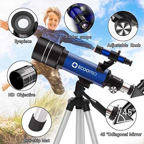 70mm Refractor Telescope with Adjustable Tripod W51981