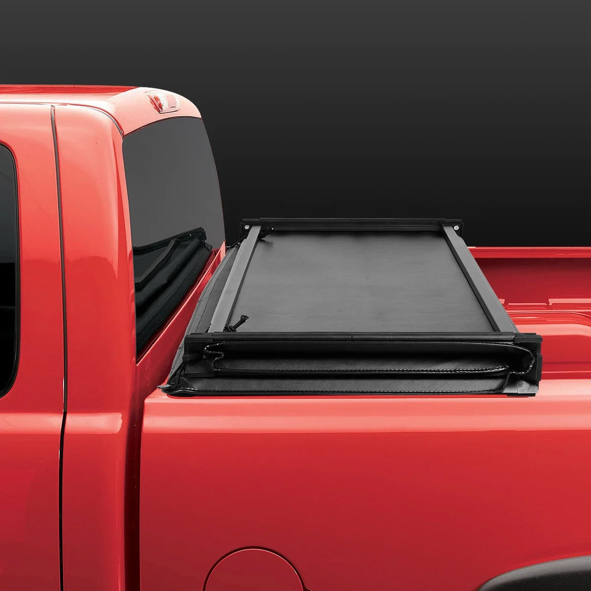 Tri-Fold Adjustable Soft Tonneau Cover D120