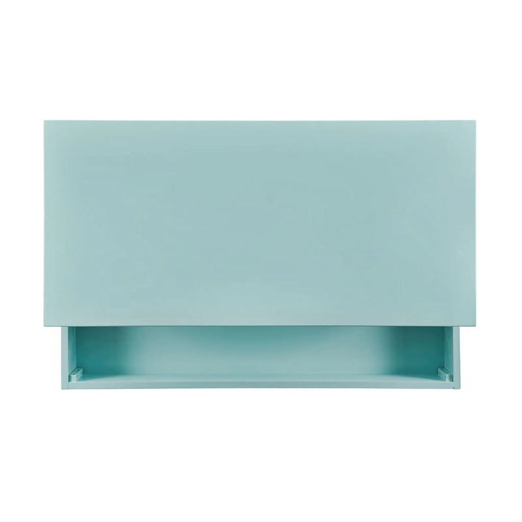 Turquoise Blue Wood Lift Top Desk M78336