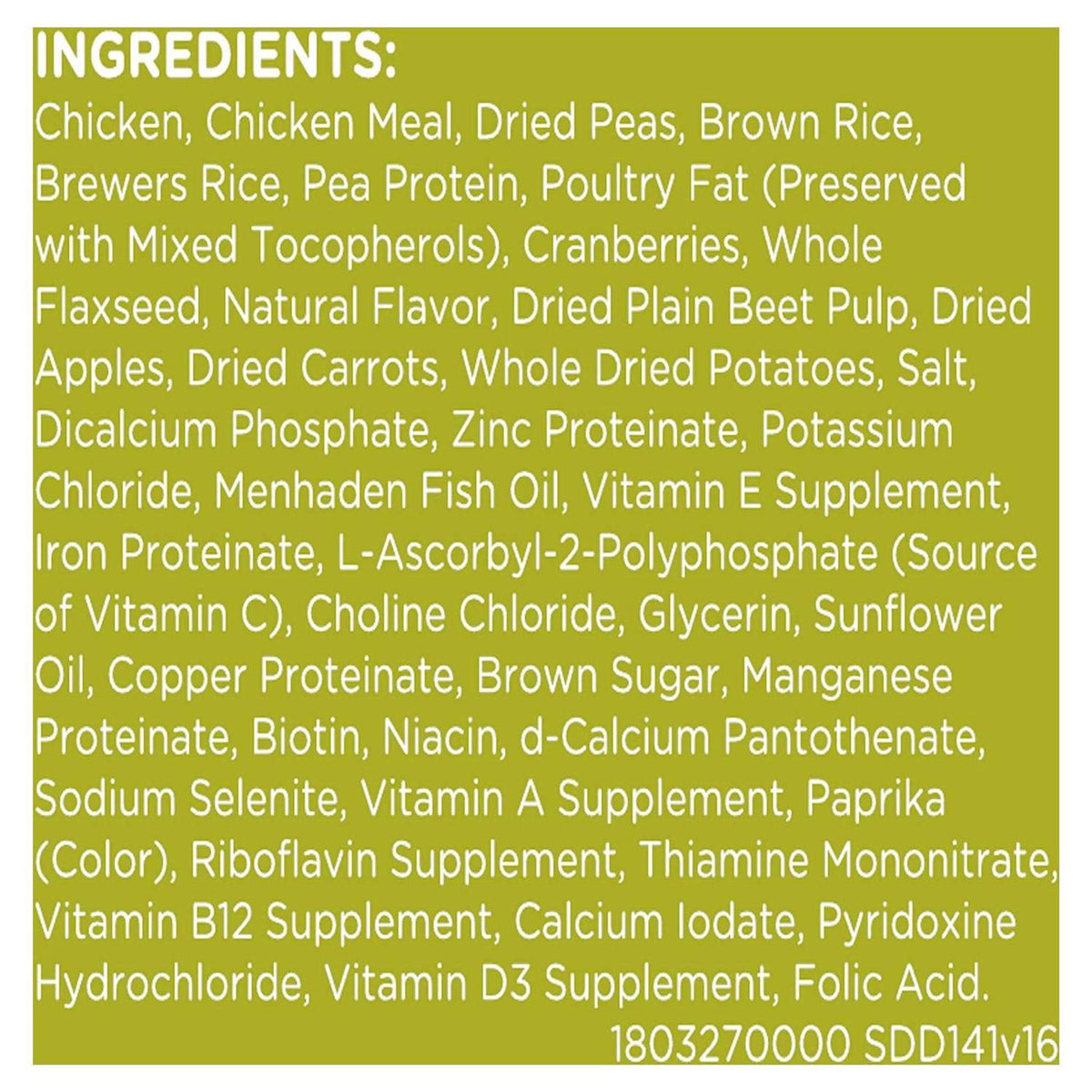 Brown Rice Dog Food D8830