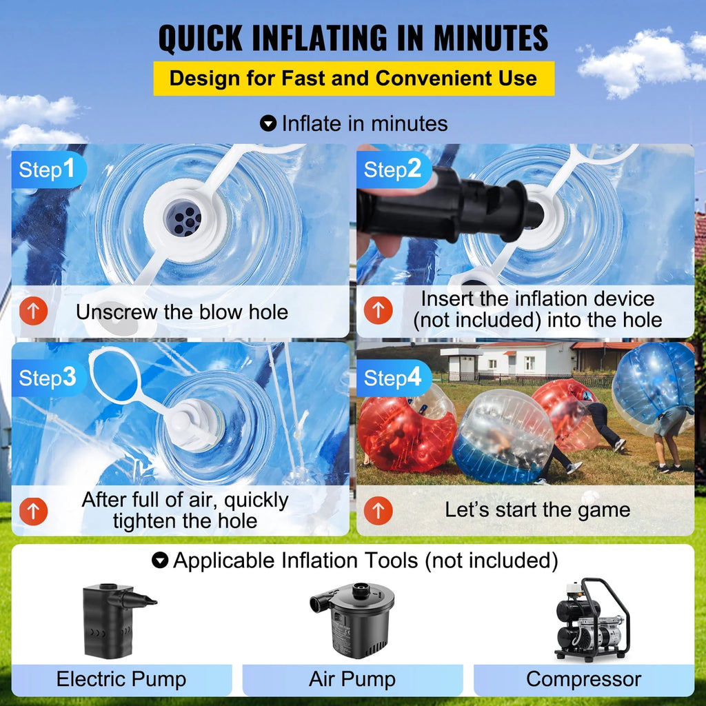 Inflatable Body Zorb Bumper Bubble Q9126