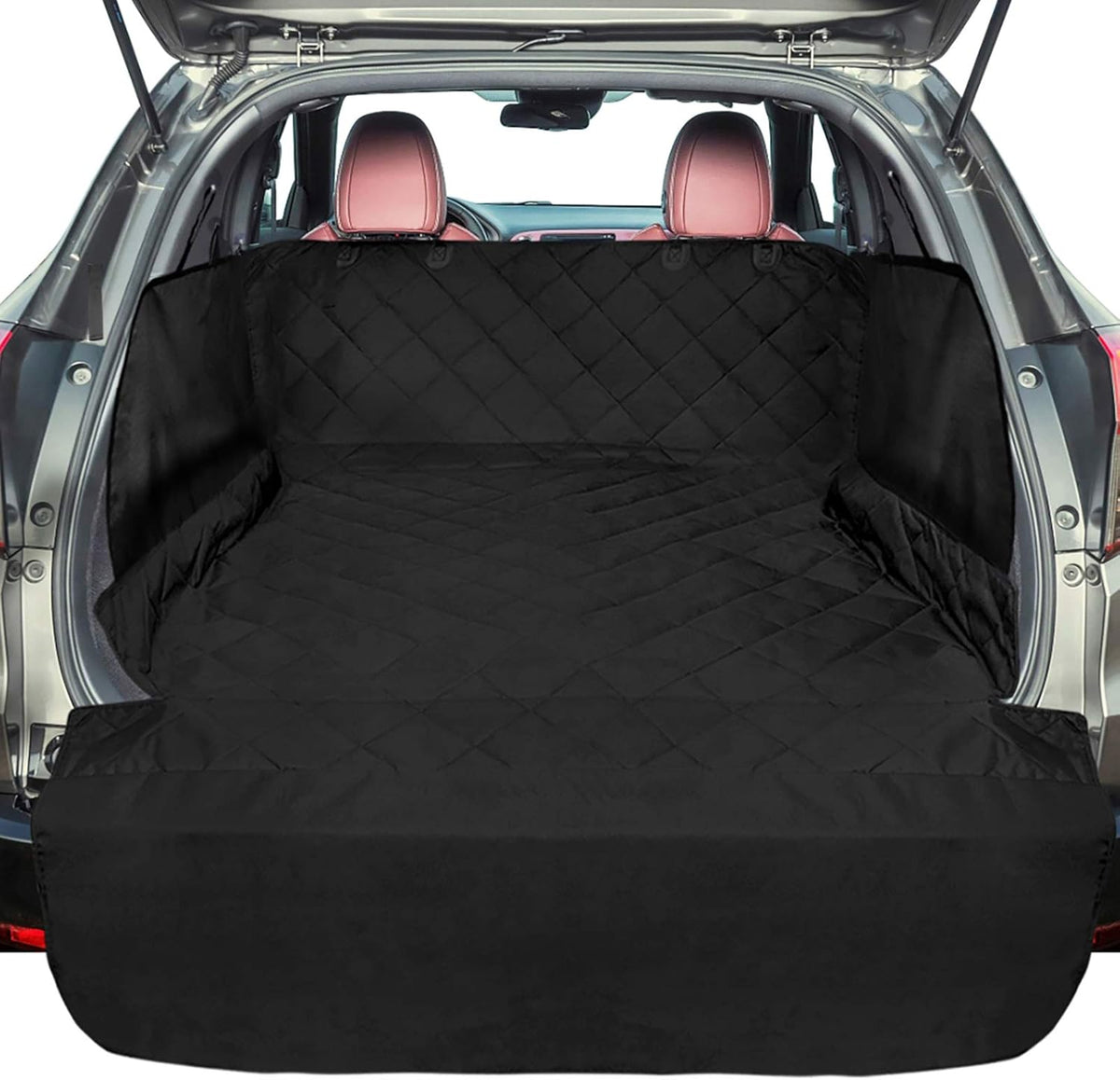 Water Resistant Pet Cargo Cover with Bumper Flap, Non-Slip, Pack of 2 P84420