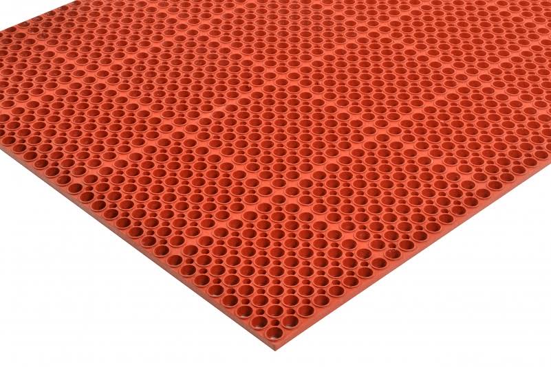 Red Drainage Anti-Fatigue Mat O993