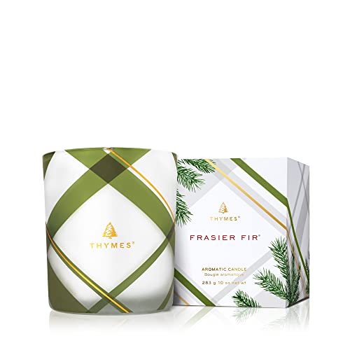 Frosted Plaid Jar Candle (6.5 oz) D387
