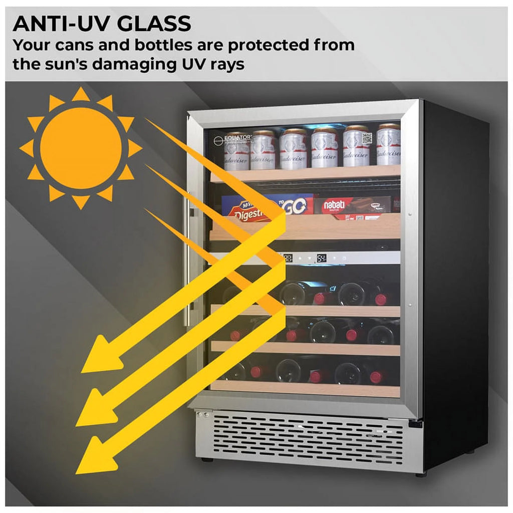 2-Zone Gourmet Center with Wine Bottle Storage H29593