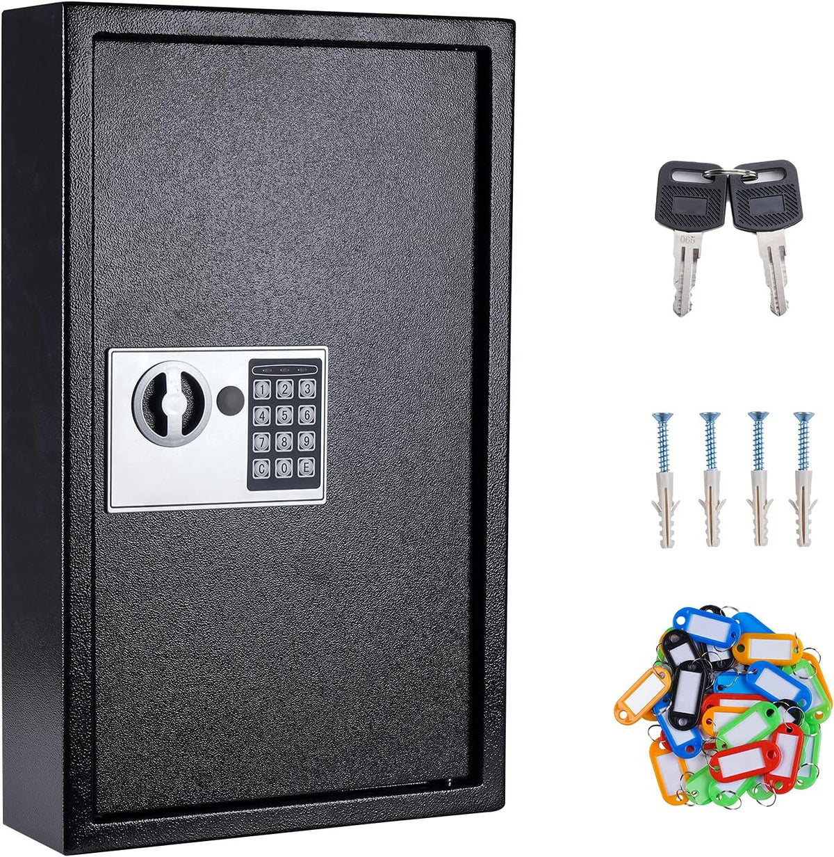 Black Digital Key Cabinet Lock Box with Code B415