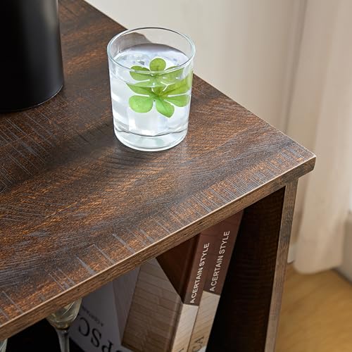 Gray Wash Farmhouse Coffee Bar Cabinet with Wine Rack and Drawer E475