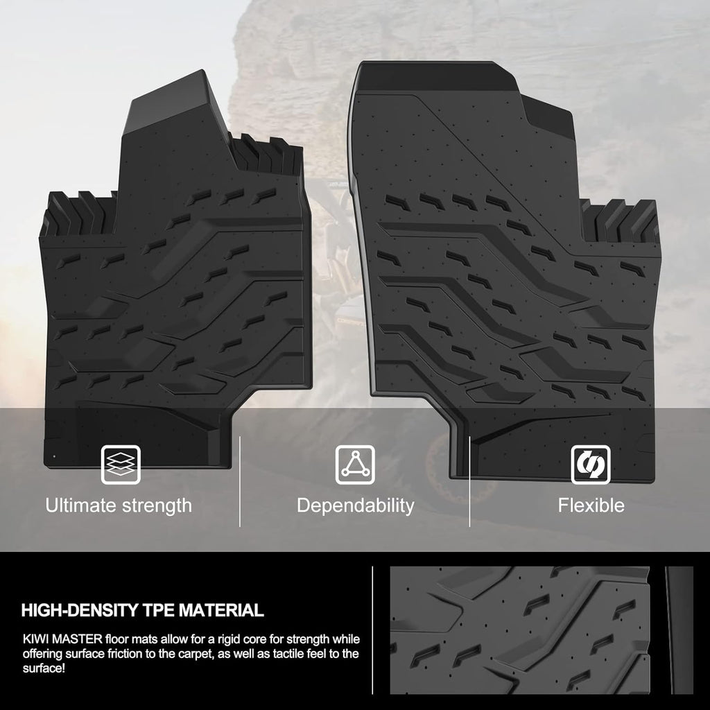 All Weather TPE Floor Mats Black B721