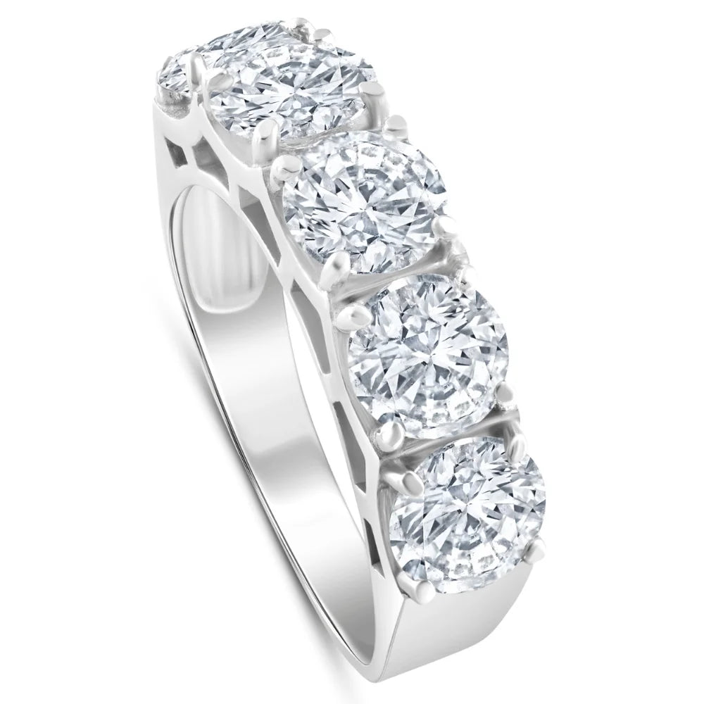 14K White Gold Lab Grown Diamond Wedding Ring M9764