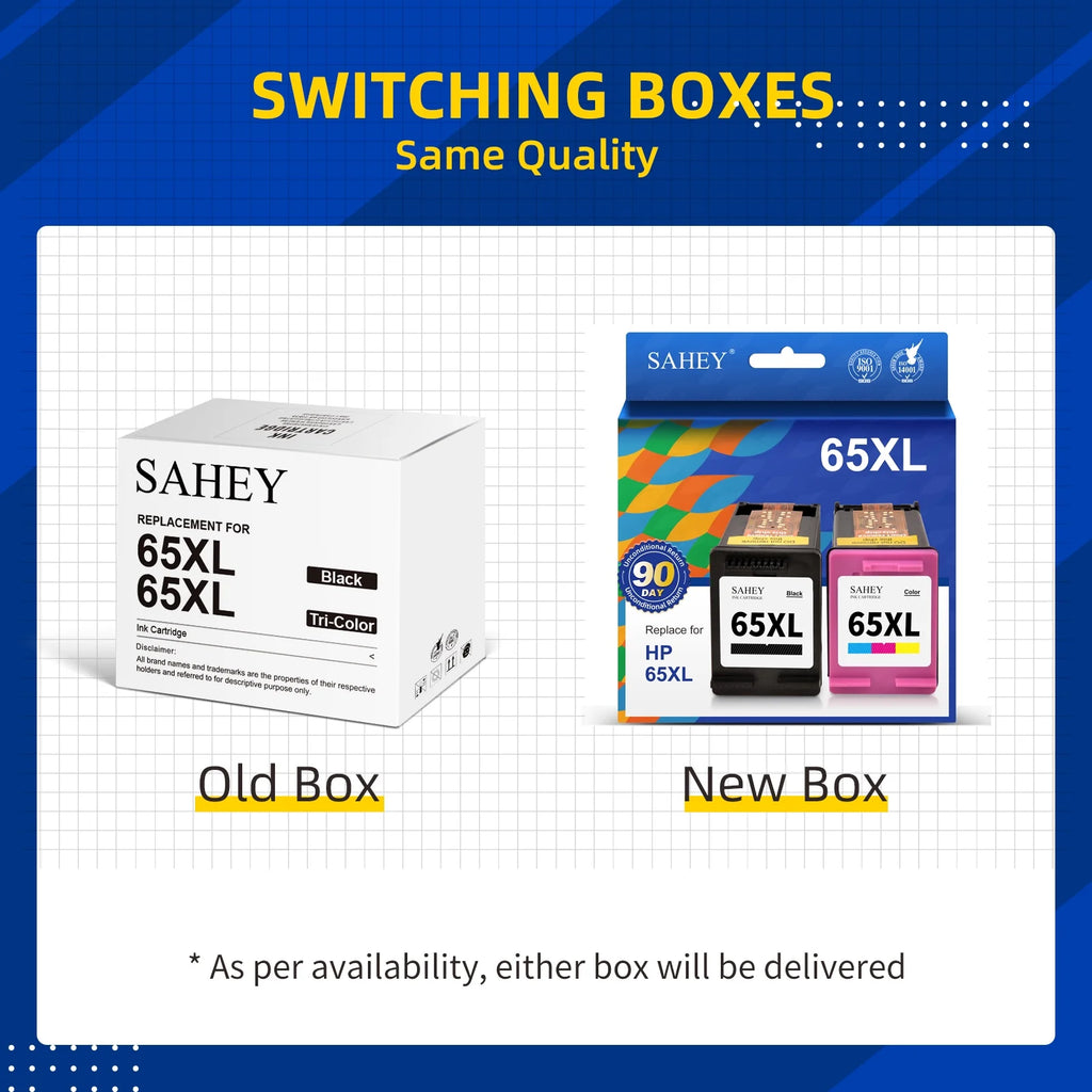 65XL Black and Tri-Color Ink Cartridge 2 Pack F625646